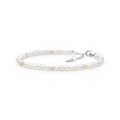 Bratara perle naturale si pietre cu argint DiAmanti 222-65B-G